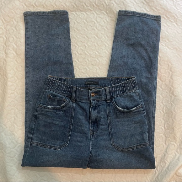 Sincerely Jules High Rise Blue Jeans Women’s 5/27 Distressed Denim Stretch Waist - Picture 2 of 10